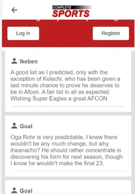 Complete Sports android App screenshot 3